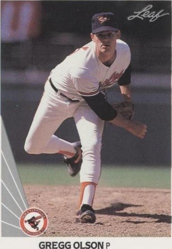 1990 Leaf - Gregg Olson #7