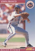 1992 Score - John Franco #605