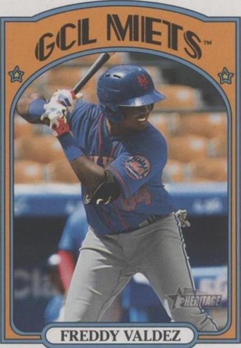 2021 Topps Heritage Minor League Edition - Freddy Valdez #173