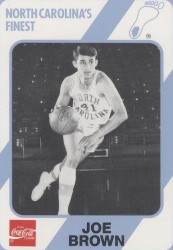 1989-90 Collegiate Collection/Coca-Cola North Carolina's Finest - Joe Brown #149