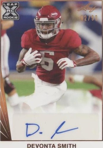 2021 Leaf Memories DeVonta Smith #BA-DS2
