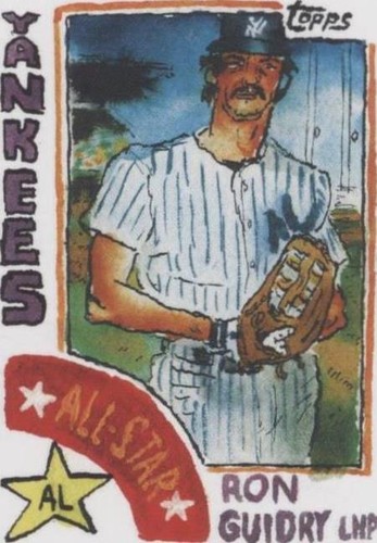 2022 Topps Spotlight 70 II By Andy Friedman - Ron Guidry #50