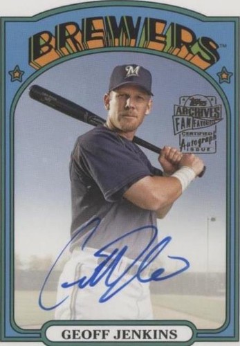 2022 Topps Archives - Geoff Jenkins #72FF-GJ