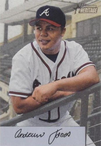 2002 Bowman Heritage - Andruw Jones #378