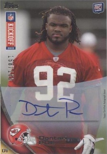 2012 Topps Kickoff Dontari Poe #26