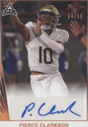 2021 Leaf Memories Pierce Clarkson #BA-PC1