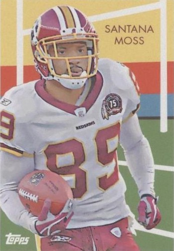 2009 Topps Santana Moss #62