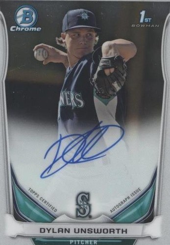 2014 Bowman Chrome - Dylan Unsworth #BCAP-DUN