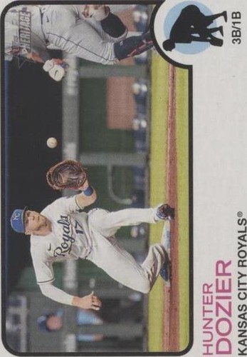 2022 Topps Heritage - Hunter Dozier #305