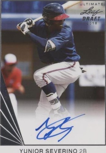 2018 Leaf Ultimate Draft - Yunior Severino #BA-YS1