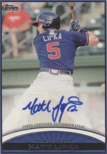 2012 Topps Pro Debut - Matt Lipka #PDA-ML