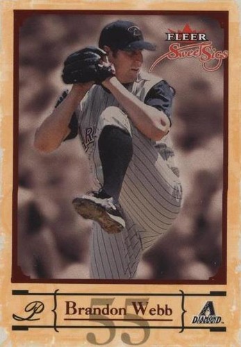2004 Fleer Sweet Sigs - Brandon Webb #19