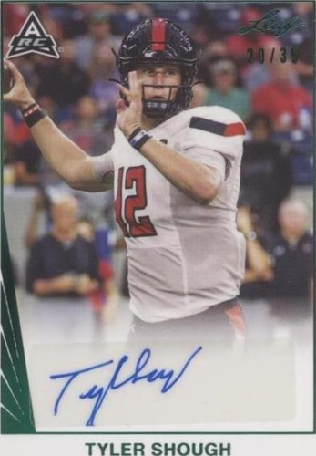 2021 Leaf Memories Tyler Shough #BA-TS2