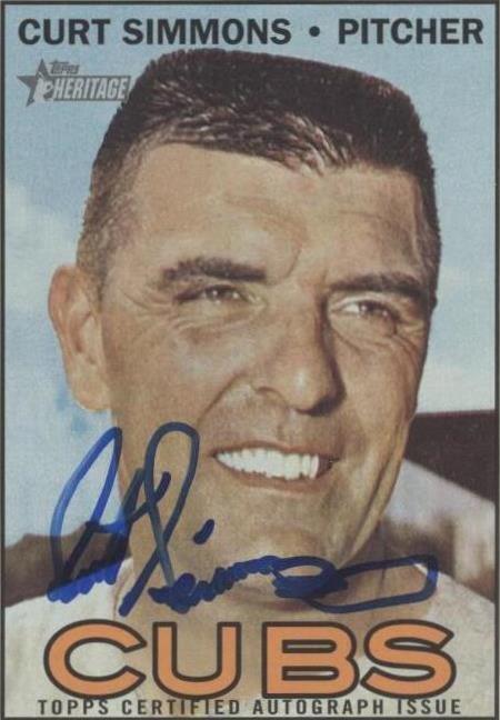 Topps Heritage 2016 - Curt Simmons #ROA-CS
