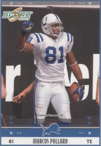 2005 Score Marcus Pollard #122