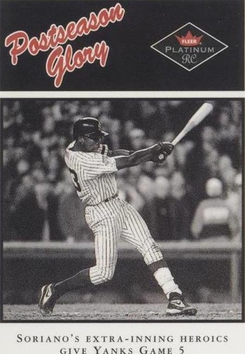 2001 Fleer Platinum - Alfonso Soriano #496