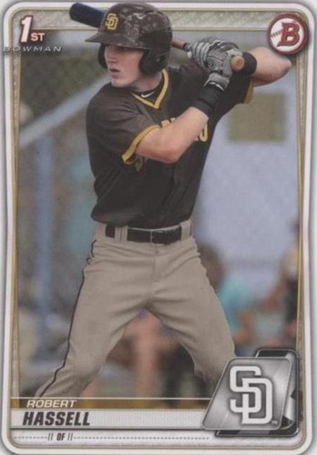 その他 2020 bowman  sapphire robert hassell 2020 BOWMAN CHROME SAPPHIRE ROBERT HASSELL BD-39 SGC 10 GM