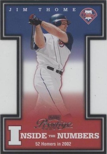 2003 Playoff Prestige - Jim Thome #IN-7