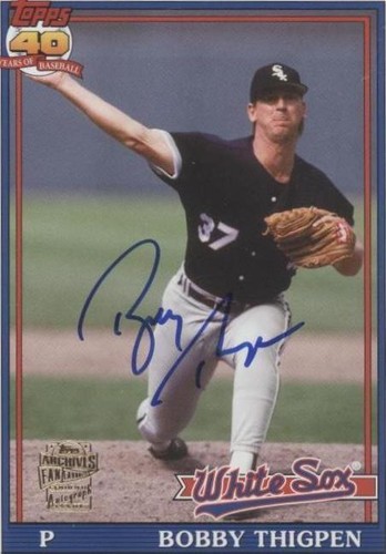 2012 Topps Archives - Bobby Thigpen #FFA-BT