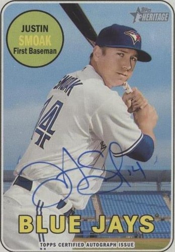 2018 Topps Heritage High Number - Justin Smoak #ROA-JS