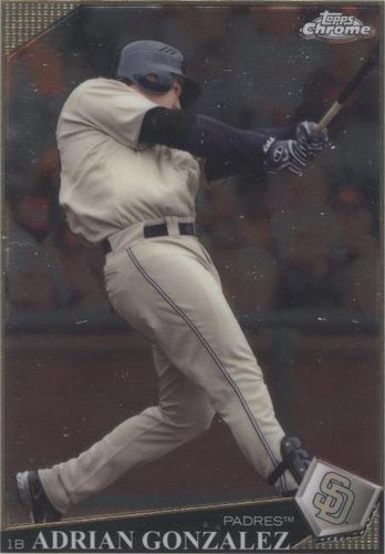 2009 Topps Chrome - Adrian Gonzalez #143