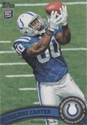 2011 Topps Delone Carter #108