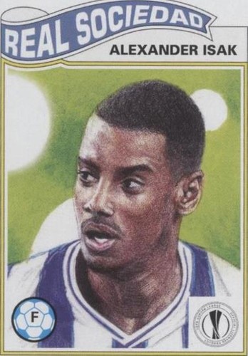 2021 Topps UCL Living Set Alexander Isak #345