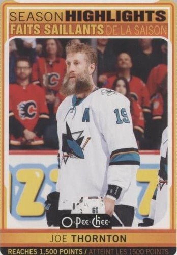2021-22 O-Pee-Chee - Joe Thornton #596