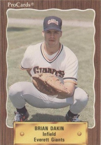 1990 ProCards Minor League - Brian Dakin #3133
