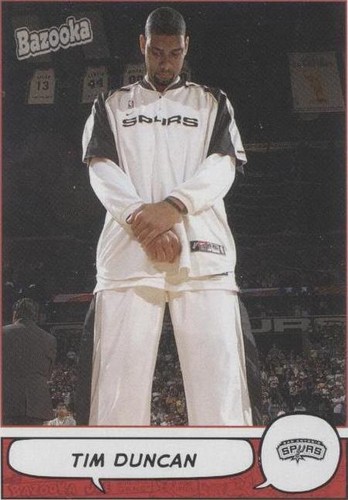 2004-05 Topps Bazooka - Tim Duncan #21