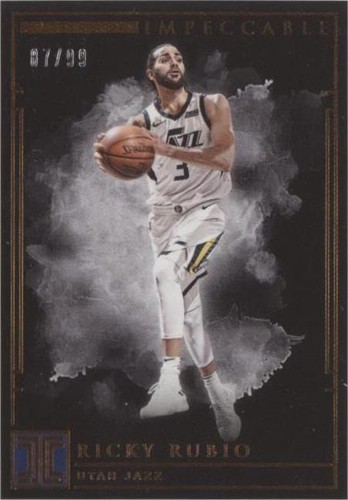 2018-19 Panini Impeccable - Ricky Rubio #26