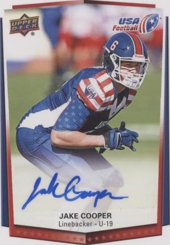 2015 Upper Deck USA Football Jake Cooper #13