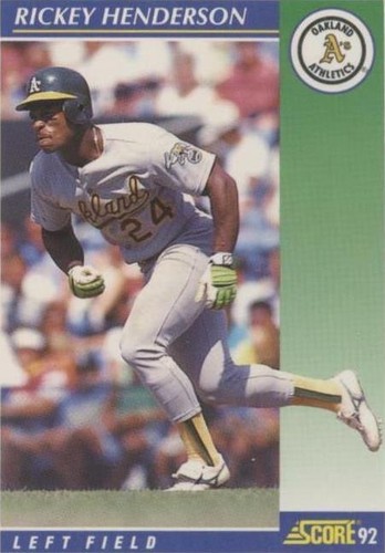 1992 Score - Rickey Henderson #480