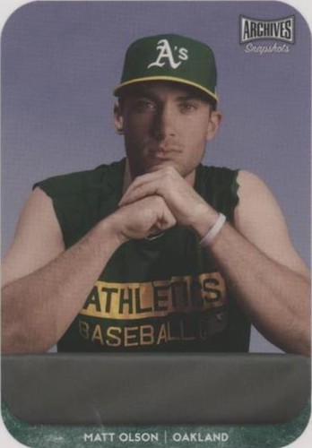 2018 Topps Archives Snapshots - Matt Olson #AS-MO