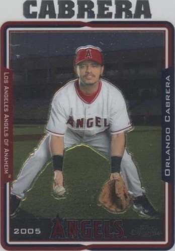 2005 Topps Chrome - Orlando Cabrera #331