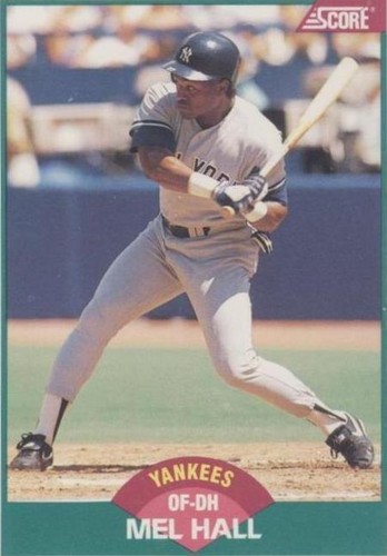 1989 Score Rookie & Traded - Mel Hall #54T