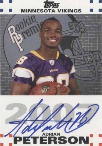 2007 Topps Adrian Peterson #RPA-AP