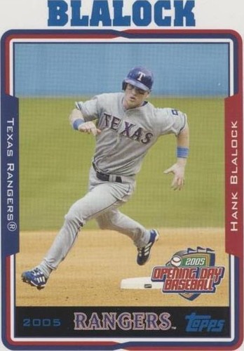 2005 Topps Opening Day - Hank Blalock #20
