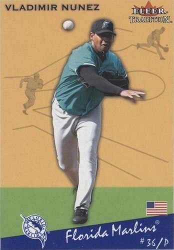 2002 Fleer Tradition Update - Vladimir Nunez #U125