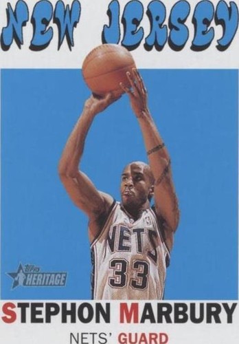 2000-01 Topps Heritage - Stephon Marbury #216