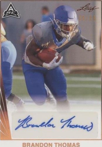 2021 Leaf Memories Brandon Thomas #BA-BT1