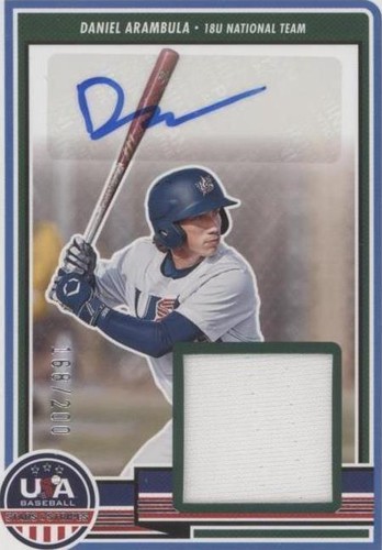 2023 Panini USA Baseball Stars & Stripes - Daniel Arambula #SM-DA