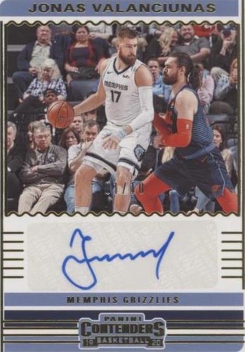 2019-20 Panini Contenders - Jonas Valanciunas #CA-JVC