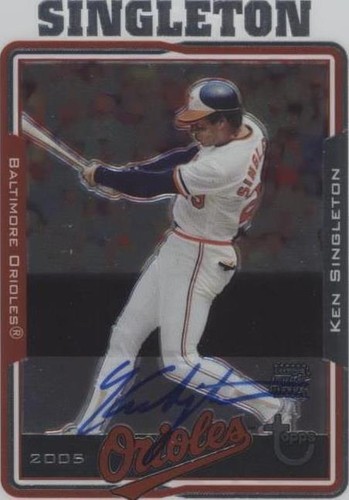 2005 Topps Retired Signature Edition - Ken Singleton #TA-KS