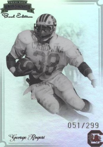 2008 Press Pass Legends Bowl Edition George Rogers #43