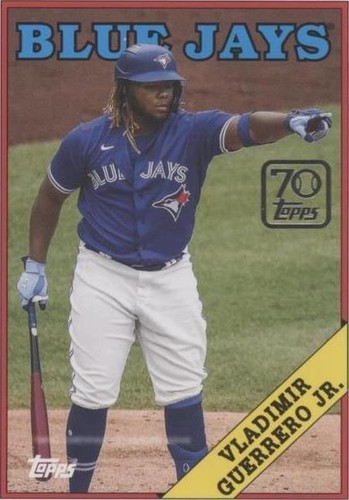 2021 Topps 70 Years Jumbo 5x7 Vladimir Guerrero Jr. Blue