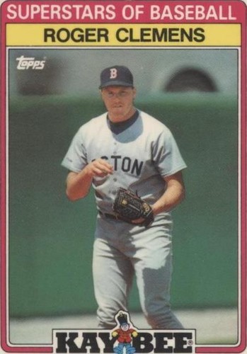 1989 Topps Kay Bee Toys Superstars of Baseball - Roger Clemens #7