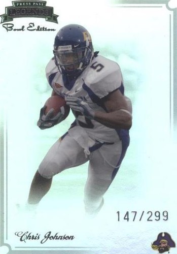 2008 Press Pass Legends Bowl Edition Chris Johnson #13
