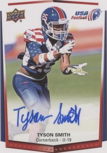 2015 Upper Deck USA Football Tyson Smith #25