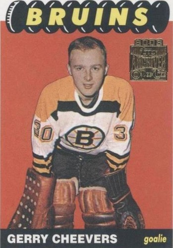 2001-02 Topps/O-Pee-Chee Archives - Gerry Cheevers #23